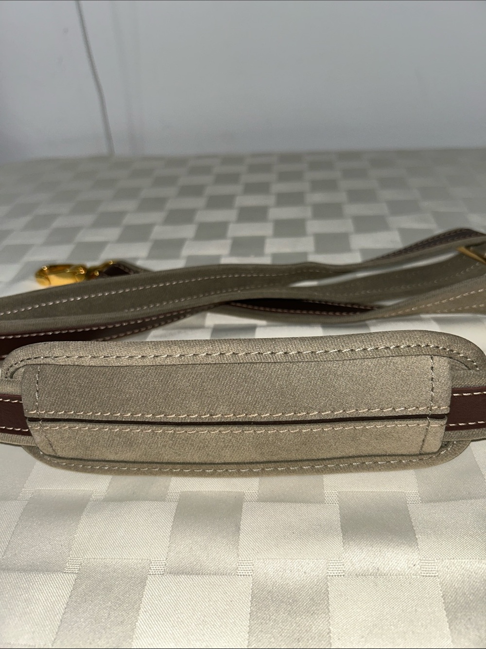 Men's Neutral Replacement Shoulder Bag Strap - Beige/Tan